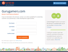 Tablet Screenshot of gurugamers.com